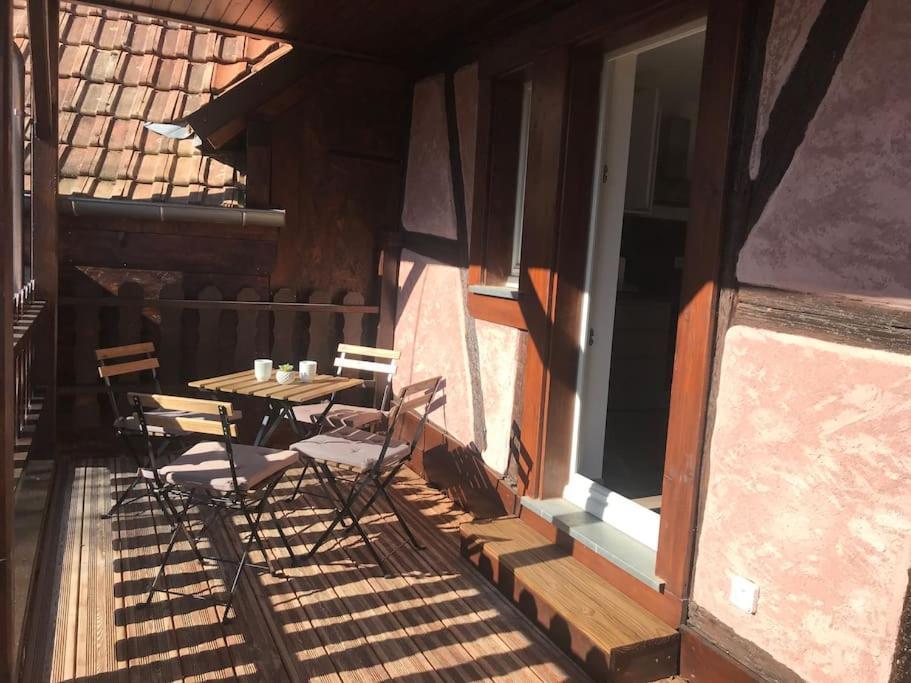 Doux Refuge Avec Terrasse Parking Gratuit Appartement Beblenheim Buitenkant foto