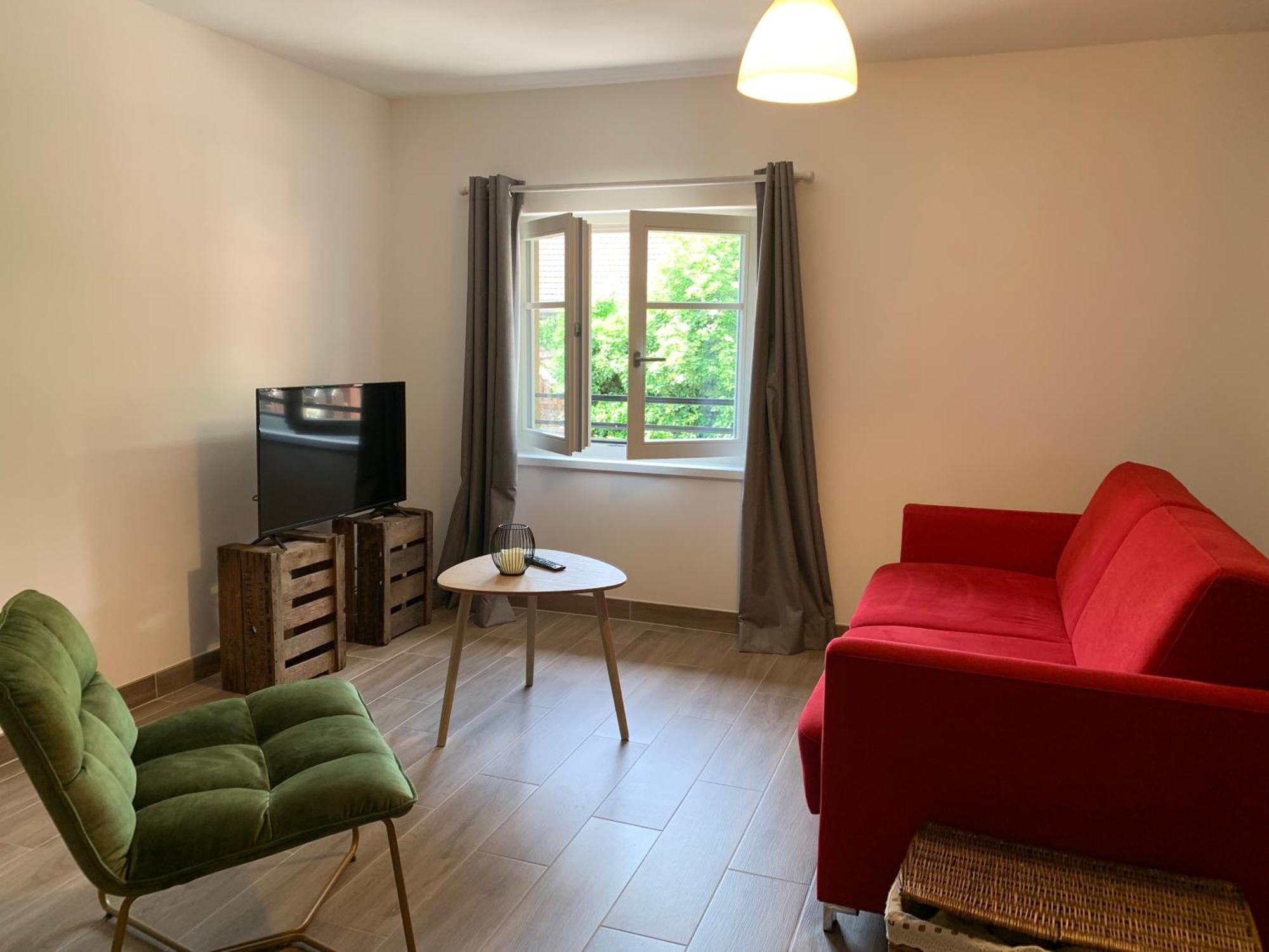 Doux Refuge Avec Terrasse Parking Gratuit Appartement Beblenheim Buitenkant foto
